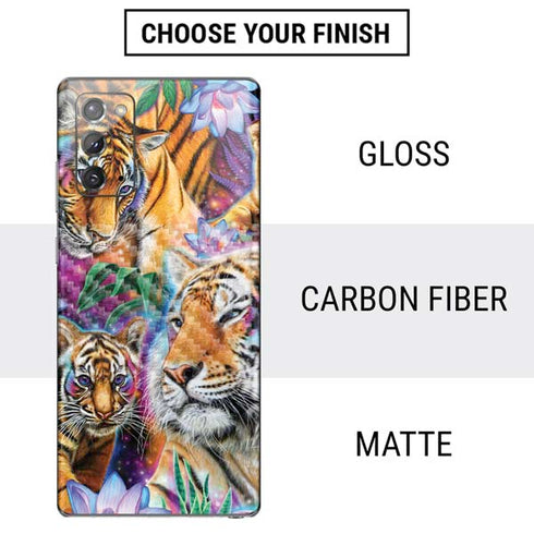 Daydream Galaxy Tigers by Sheena Pike Galaxy Note20 5G Skin
