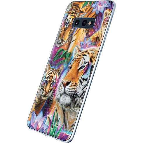 Daydream Galaxy Tigers by Sheena Pike Galaxy S10e Skin