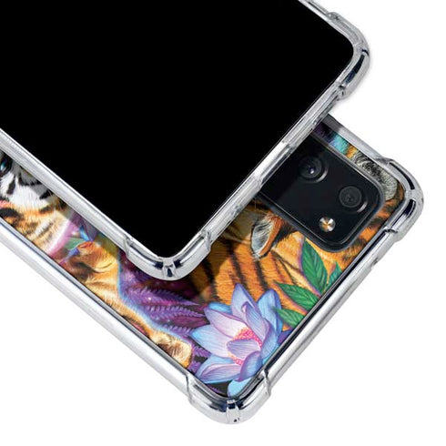 Daydream Galaxy Tigers by Sheena Pike Galaxy S20 FE Clear Case