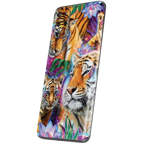 Daydream Galaxy Tigers by Sheena Pike Galaxy S20 Plus Skin