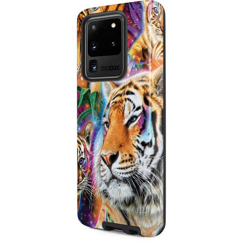 Daydream Galaxy Tigers by Sheena Pike Galaxy S20 Ultra 5G Pro Case