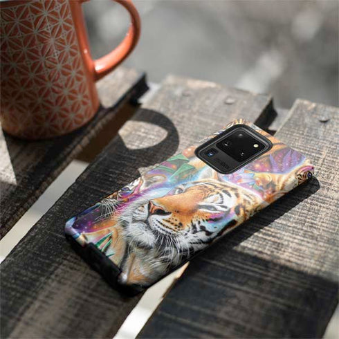 Daydream Galaxy Tigers by Sheena Pike Galaxy S20 Ultra 5G Pro Case