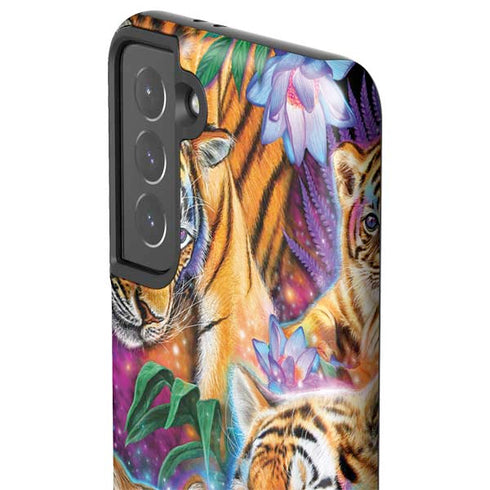 Daydream Galaxy Tigers by Sheena Pike Galaxy S21 5G Pro Case
