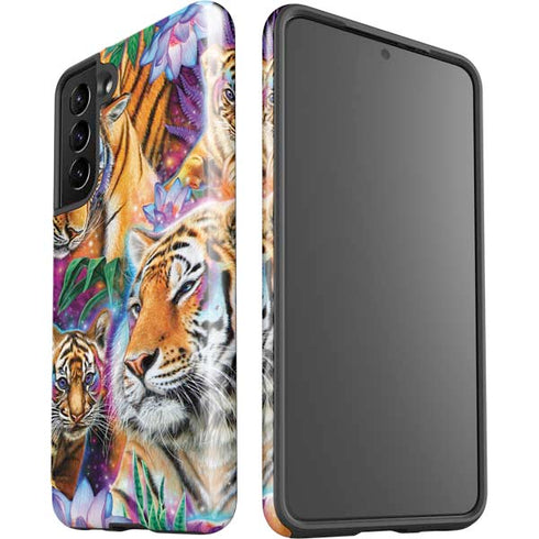 Daydream Galaxy Tigers by Sheena Pike Galaxy S21 5G Pro Case