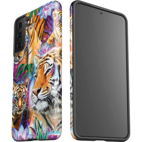 Daydream Galaxy Tigers by Sheena Pike Galaxy S21 FE Pro Case