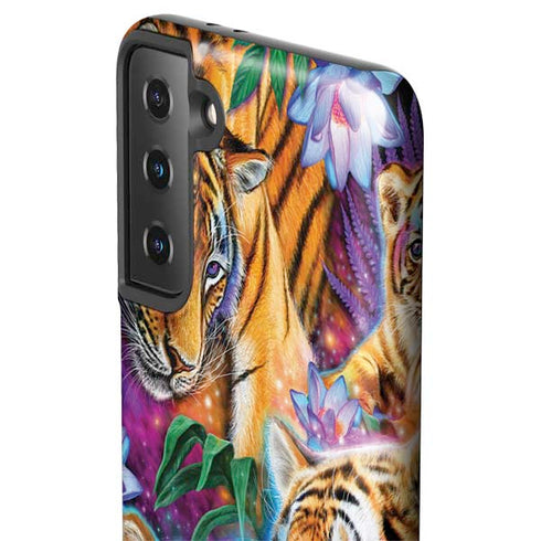 Daydream Galaxy Tigers by Sheena Pike Galaxy S21 Plus 5G Pro Case