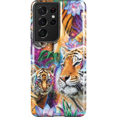 Daydream Galaxy Tigers by Sheena Pike Galaxy S21 Ultra 5G Pro Case