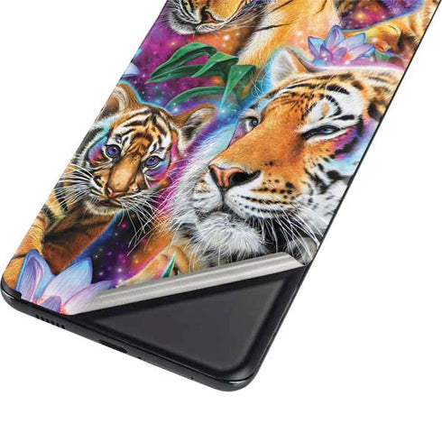 Daydream Galaxy Tigers by Sheena Pike Galaxy S21 Ultra 5G Skin