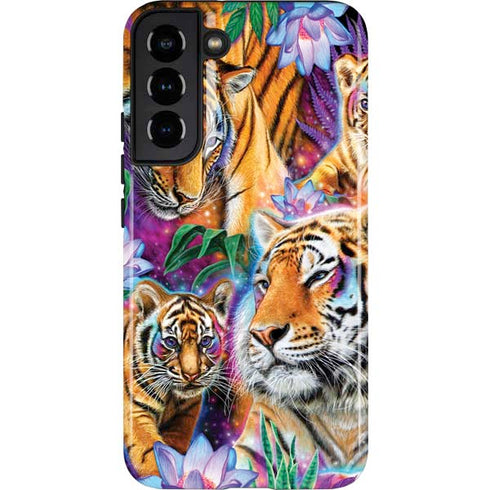 Daydream Galaxy Tigers by Sheena Pike Galaxy S22 Plus Pro Case