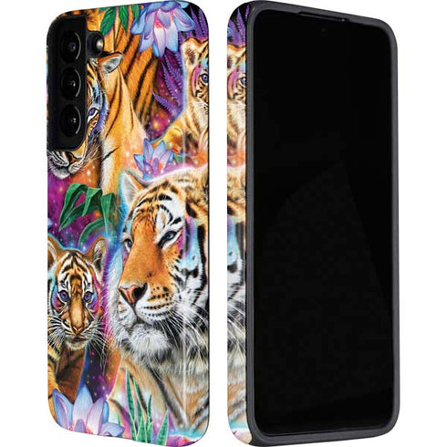 Daydream Galaxy Tigers by Sheena Pike Galaxy S22 Plus Pro Case