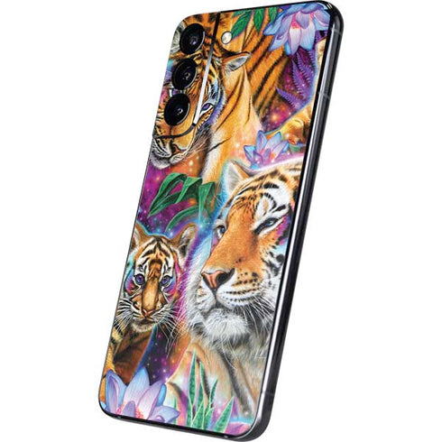 Daydream Galaxy Tigers by Sheena Pike Galaxy S22 Plus Skin