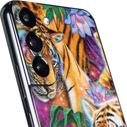 Daydream Galaxy Tigers by Sheena Pike Galaxy S22 Plus Skin