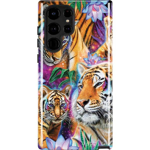 Daydream Galaxy Tigers by Sheena Pike Galaxy S22 Ultra Pro Case