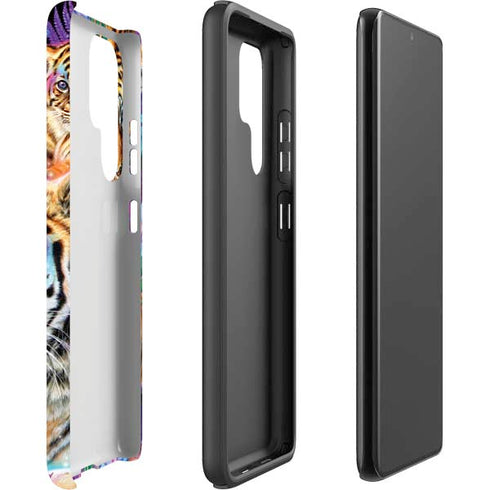 Daydream Galaxy Tigers by Sheena Pike Galaxy S22 Ultra Pro Case