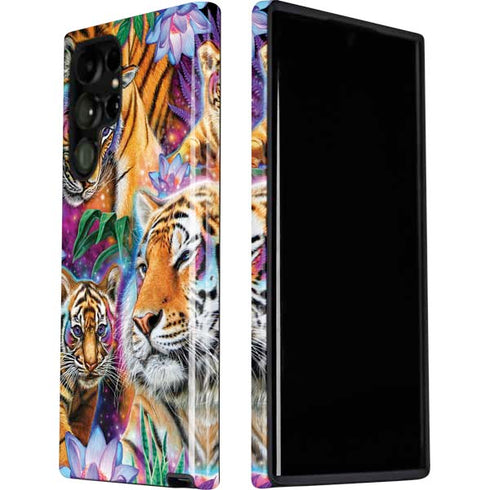 Daydream Galaxy Tigers by Sheena Pike Galaxy S22 Ultra Pro Case