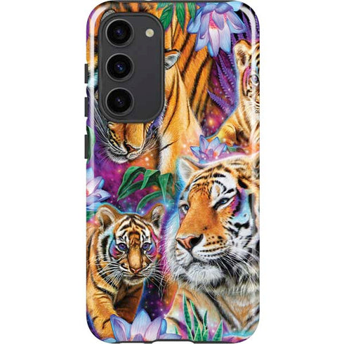 Daydream Galaxy Tigers by Sheena Pike Galaxy S23 Plus Pro Case