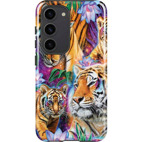 Daydream Galaxy Tigers by Sheena Pike Galaxy S23 Pro Case