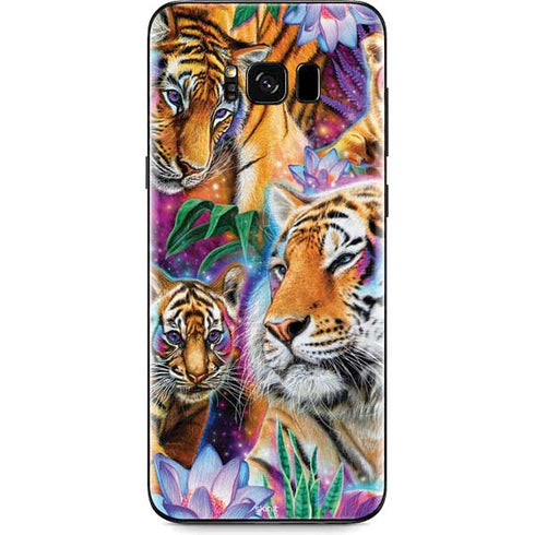 Daydream Galaxy Tigers by Sheena Pike Galaxy S8 Skin