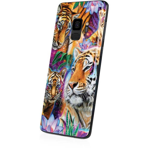 Daydream Galaxy Tigers by Sheena Pike Galaxy S9 Skin