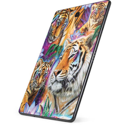 Daydream Galaxy Tigers by Sheena Pike Samsung Galaxy Tab Skin