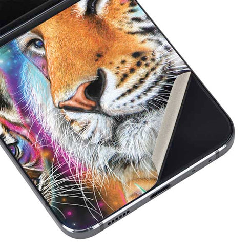 Daydream Galaxy Tigers by Sheena Pike Galaxy Z Flip5 5G Skin