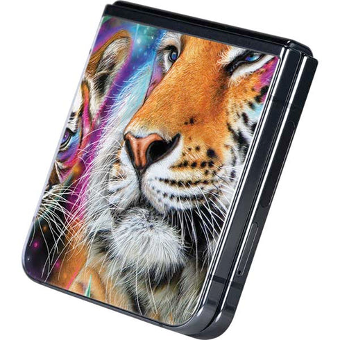 Daydream Galaxy Tigers by Sheena Pike Galaxy Z Flip5 5G Skin