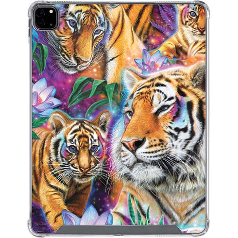 Daydream Galaxy Tigers by Sheena Pike iPad Pro 12.9in (2020) Clear Case