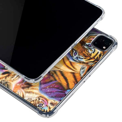 Daydream Galaxy Tigers by Sheena Pike iPad Pro 12.9in (2020) Clear Case