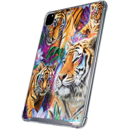 Daydream Galaxy Tigers by Sheena Pike iPad Pro 12.9in (2020) Clear Case