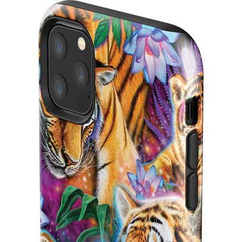 Daydream Galaxy Tigers by Sheena Pike iPhone 11 Pro Max Impact Case