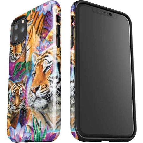 Daydream Galaxy Tigers by Sheena Pike iPhone 11 Pro Max Impact Case