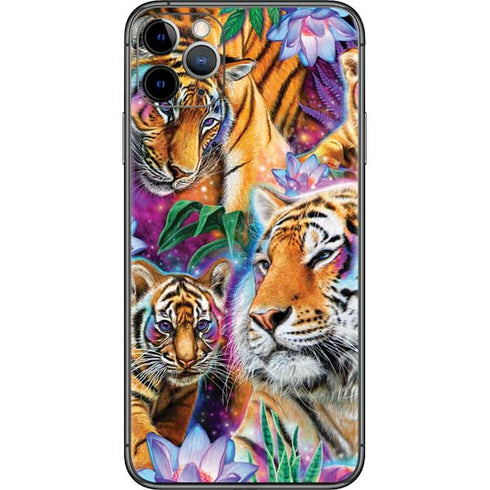Daydream Galaxy Tigers by Sheena Pike iPhone 11 Pro Max Skin