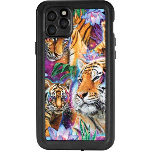 Daydream Galaxy Tigers by Sheena Pike iPhone 11 Pro Max Waterproof Case