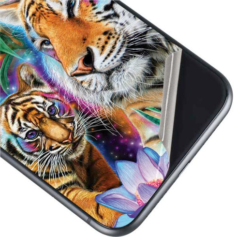 Daydream Galaxy Tigers by Sheena Pike iPhone 11 Skin