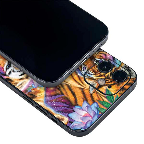 Daydream Galaxy Tigers by Sheena Pike iPhone 12 Mini Skin