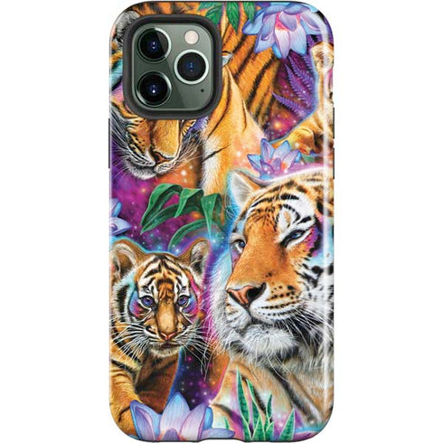 Daydream Galaxy Tigers by Sheena Pike iPhone 12 Pro Impact Case