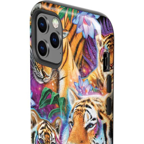 Daydream Galaxy Tigers by Sheena Pike iPhone 12 Pro Impact Case