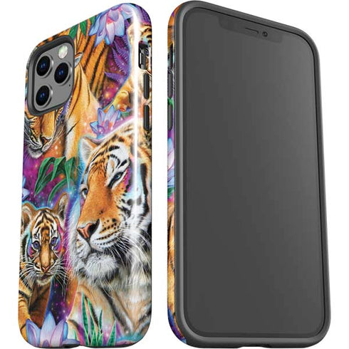 Daydream Galaxy Tigers by Sheena Pike iPhone 12 Pro Impact Case