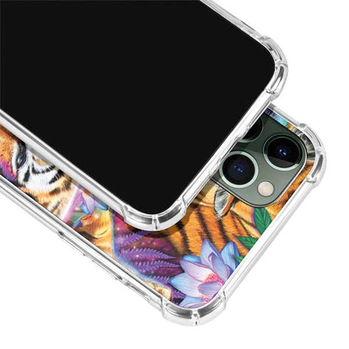 Daydream Galaxy Tigers by Sheena Pike iPhone 12 Pro Max Clear Case