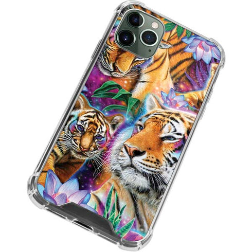 Daydream Galaxy Tigers by Sheena Pike iPhone 12 Pro Max Clear Case