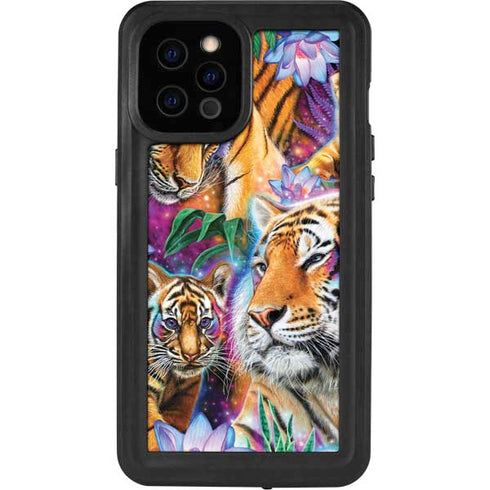 Daydream Galaxy Tigers by Sheena Pike iPhone 12 Pro Max Waterproof Case