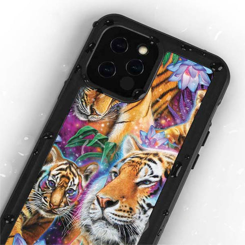 Daydream Galaxy Tigers by Sheena Pike iPhone 12 Pro Waterproof Case