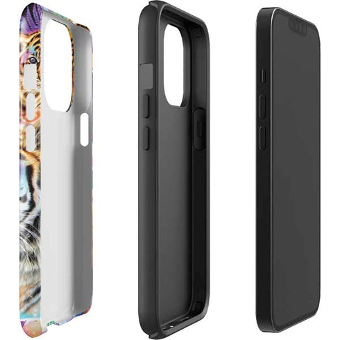 Daydream Galaxy Tigers by Sheena Pike iPhone 13 Pro Impact Case
