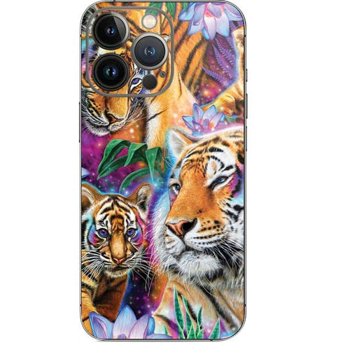 Daydream Galaxy Tigers by Sheena Pike iPhone 13 Pro Skin