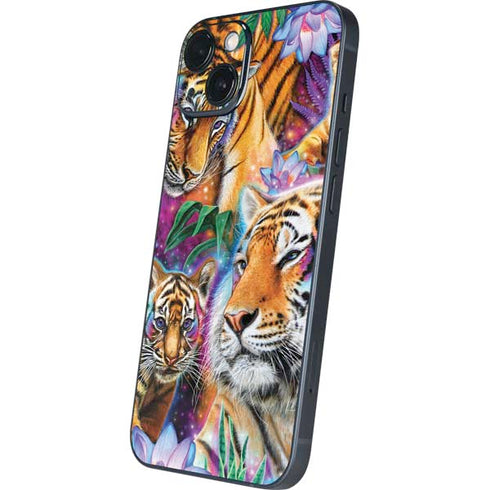 Daydream Galaxy Tigers by Sheena Pike iPhone 13 Skin