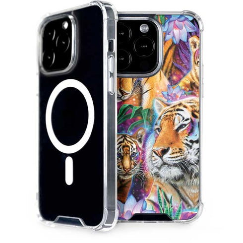 Daydream Galaxy Tigers by Sheena Pike iPhone 14 Pro MagSafe Case
