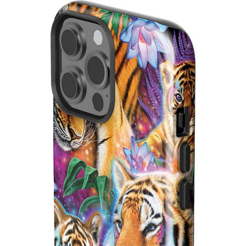 Daydream Galaxy Tigers by Sheena Pike iPhone 15 Pro Max Impact Case