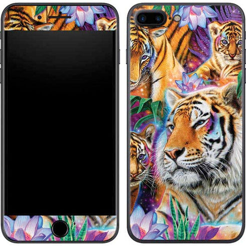 Daydream Galaxy Tigers by Sheena Pike iPhone 8 Plus Skin