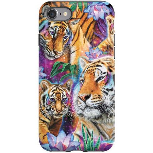 Daydream Galaxy Tigers by Sheena Pike iPhone SE (2nd & 3rd Gen) Pro Case