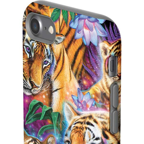 Daydream Galaxy Tigers by Sheena Pike iPhone SE (2nd & 3rd Gen) Pro Case